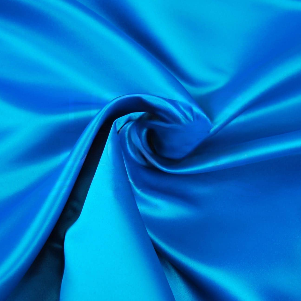 Satin duchesse turquoise