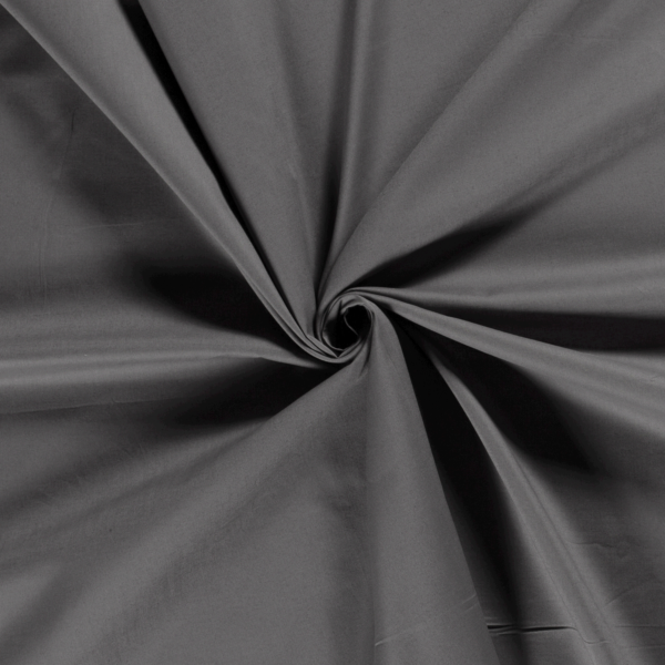 Tissus Coton Uni Anthracite – Image 3