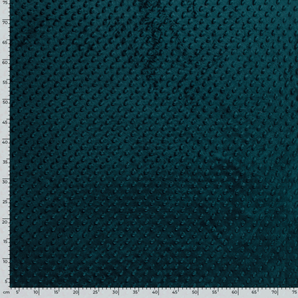 Tissus Minky Bleu Canard – Image 5