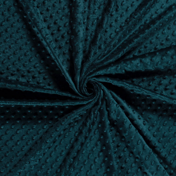Tissus Minky Bleu Canard – Image 3