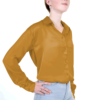 Tissus Satin Uni Doré – Image 5
