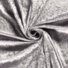 Tissus Panne De Velours Gris Clair