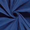Tissus Double Gaze Bleu royal