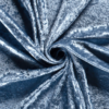 Tissus Panne De Velours Gris bleu