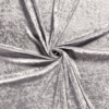 Tissus Panne De Velours Gris Clair – Image 3