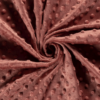 Tissus Minky Bois de rose