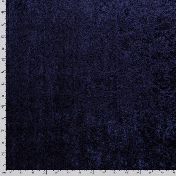 Tissus Panne De Velours Bleu Marine – Image 5