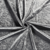 Tissus Panne De Velours Gris – Image 3