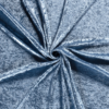 Tissus Panne De Velours Gris bleu – Image 3