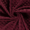 Tissus Minky Bordeaux