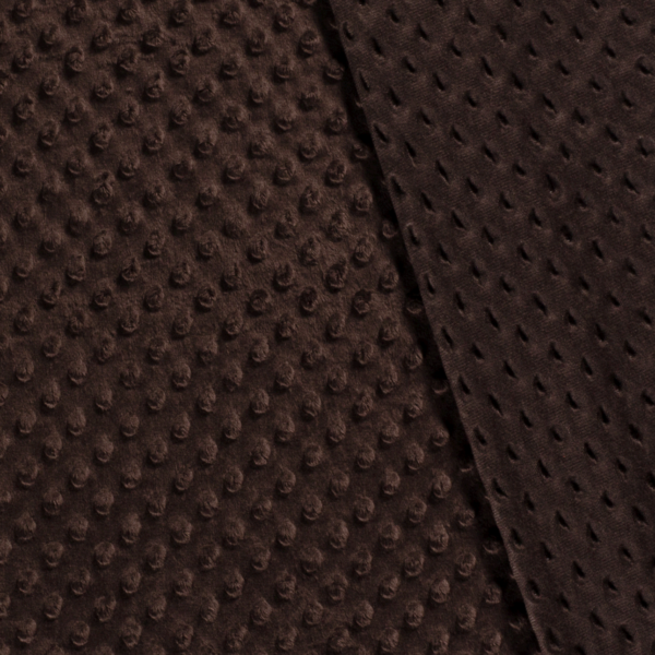 Tissus Minky Marron – Image 4