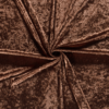 Tissus Panne De Velours Marron Foncé – Image 3