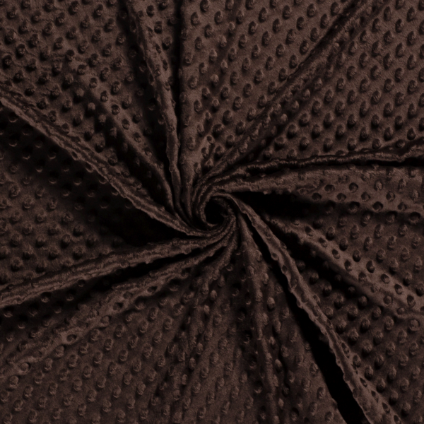 Tissus Minky Marron – Image 3