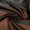 Satin Doupion Changeant Brique Noir – Image 2