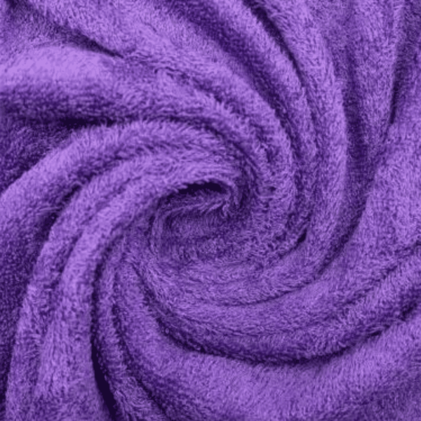 Tissu Éponge Bambou Hydrophile Violet