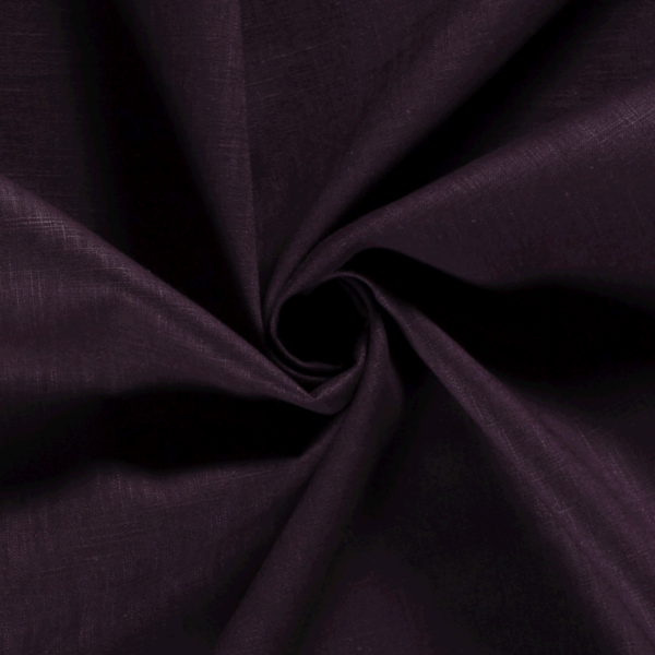 Tissus Lin Aubergine