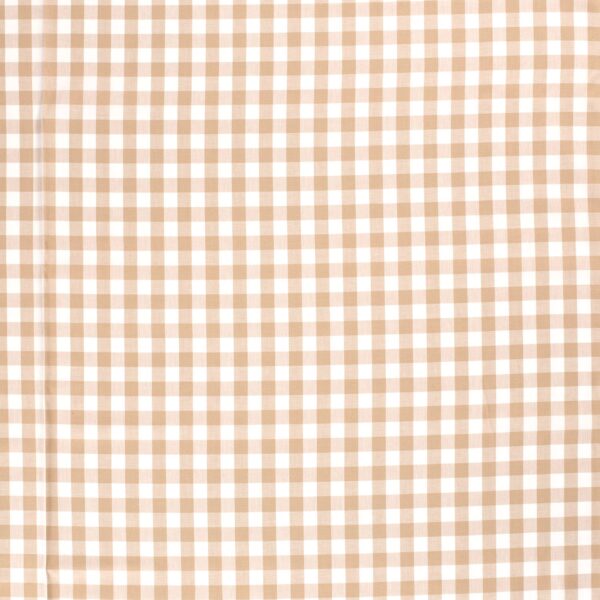 Tissus Coton Vichy Camel – Image 3