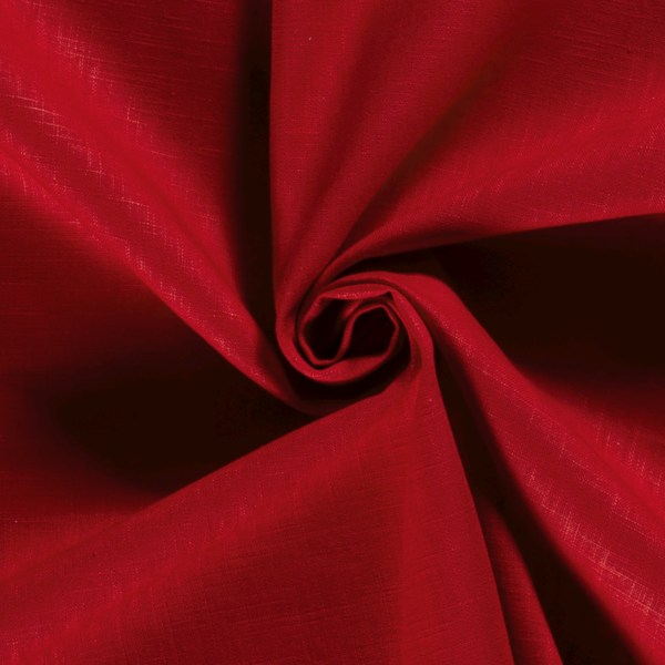Tissus Lin Rouge