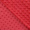 Tissus Minky Rouge cerise – Image 2