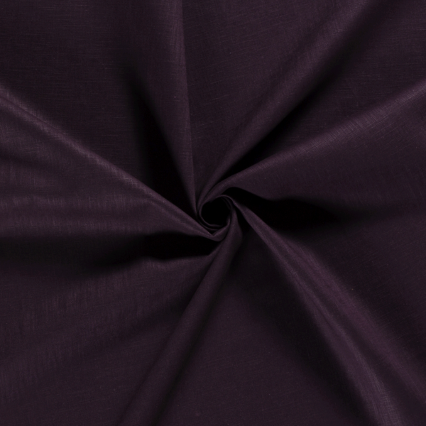 Tissus Lin Aubergine – Image 3