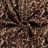 Fourrure Imprimé Velboas Girafe Marron Clair