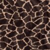 Fourrure Imprimé Velboas Girafe Marron Foncé – Image 3
