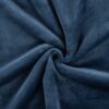 Tissus doudou uni bleu jeans